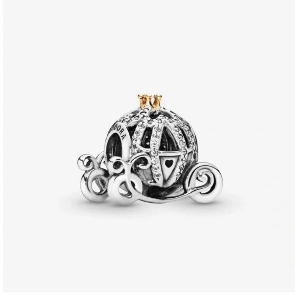 Genuine Pandora Disney Cinderella’s Pumpkin Coach Charm